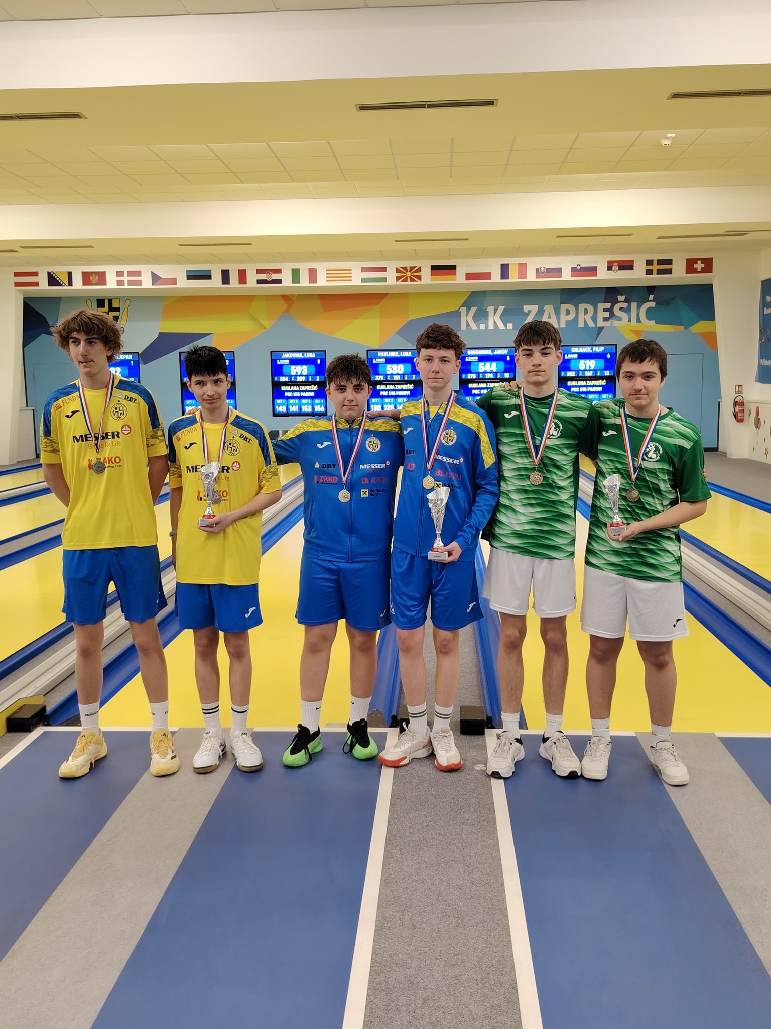 1. i 2. mjesto na PRC za parove U-15