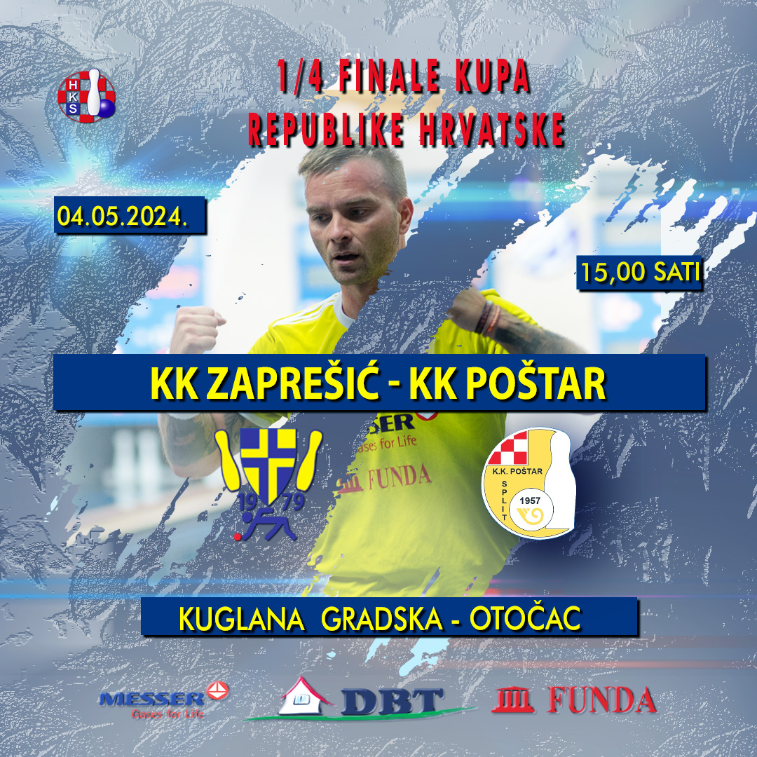 KK Zaprešić - KK Poštar 7:1